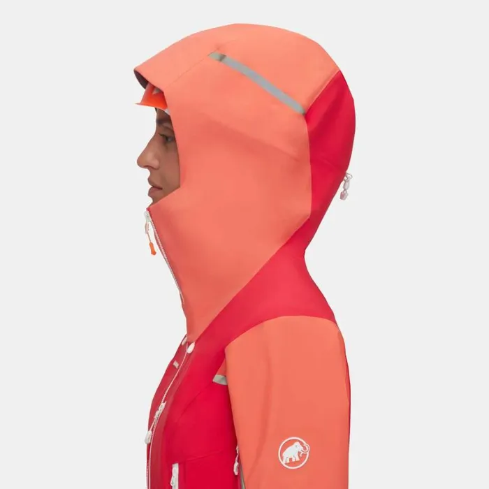Jackets and Vests Women Mammut Nordwand Pro HS Hooded Jacket Azaleabarberry Jackets and Vests Women Mammut Nordwand Pro HS Hooded Jacket Azaleabarberry