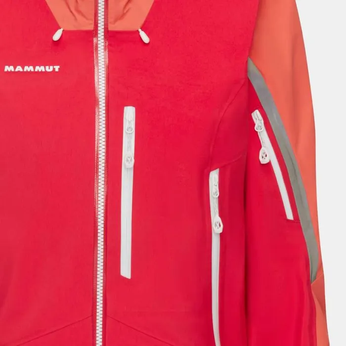 Jackets and Vests Women Mammut Nordwand Pro HS Hooded Jacket Azaleabarberry Jackets and Vests Women Mammut Nordwand Pro HS Hooded Jacket Azaleabarberry