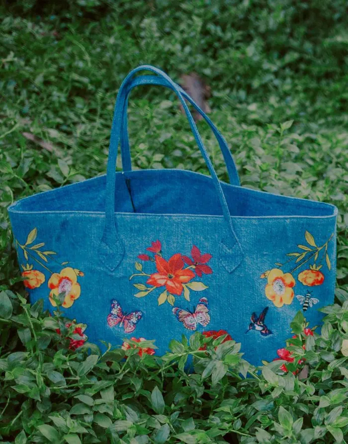 Jackie Garden Party Hada Mada Denim Women Lauren Moshi Bags