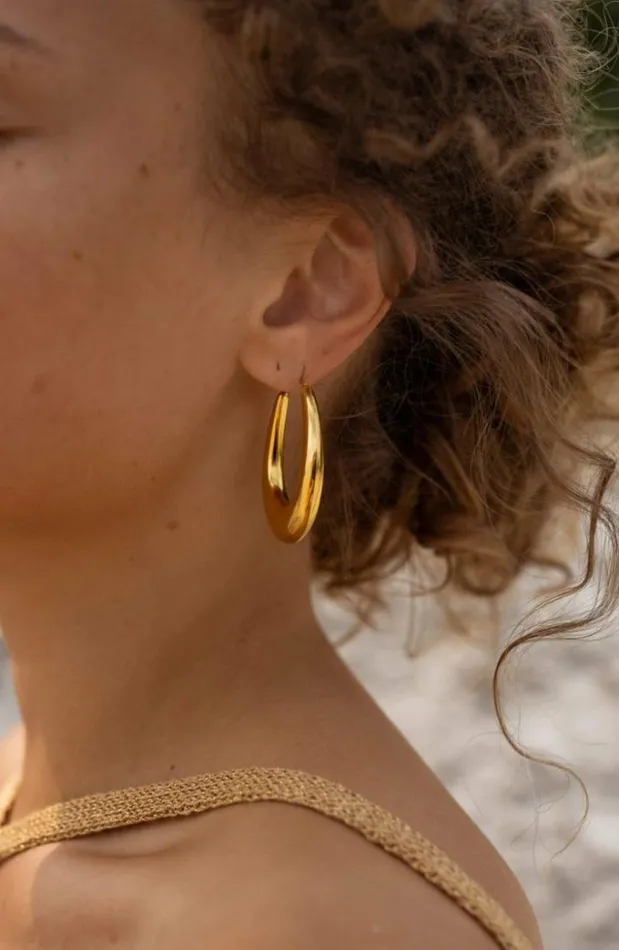 Jewelry and Accessories Earrings Easy Clothes Golden Lowik Earrings