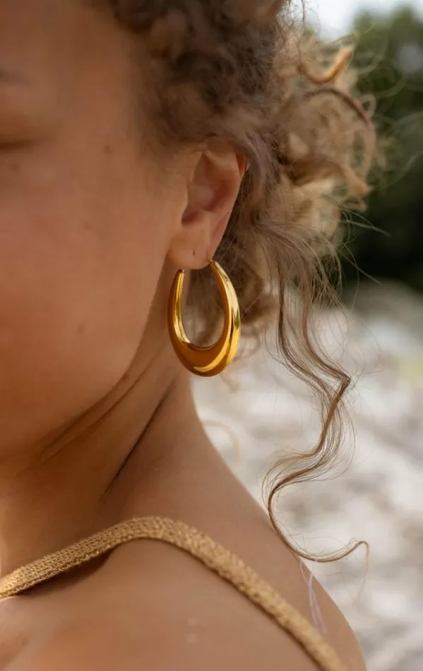 Jewelry and Accessories Earrings Easy Clothes Golden Lowik Earrings Jewelry and Accessories Earrings Easy Clothes Golden Lowik Earrings