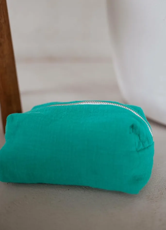 Jewelry and Accessories Handbags Easy Clothes Emerald Blue Easy Clothes Linen Pouch Jewelry and Accessories Handbags Easy Clothes Emerald Blue Easy Clothes Linen Pouch