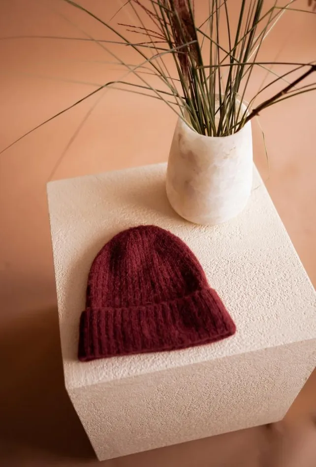Jewelry and Accessories Hats and Beanies Easy Clothes Rust Sama Beanie Rust