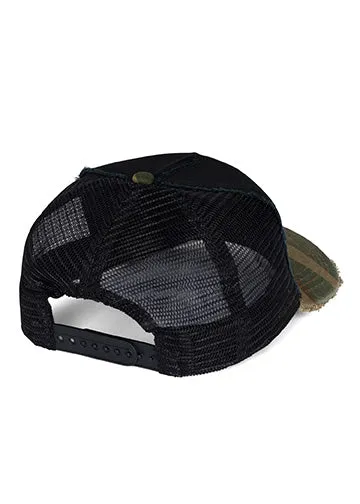 Jilly Crystal Smiley Black Camo Women Lauren Moshi Hats