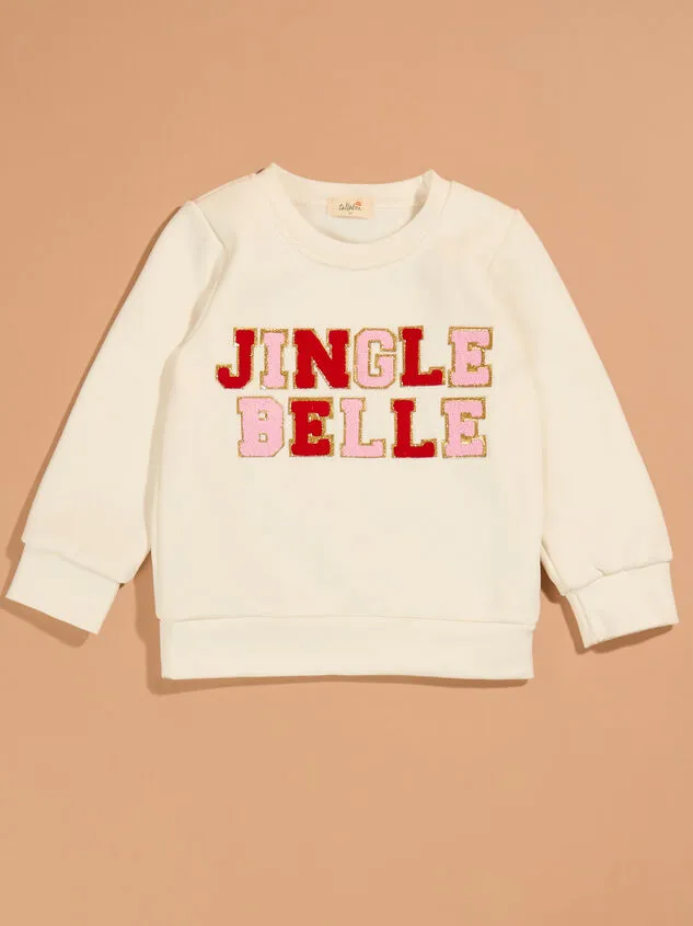 Jingle Belle Patch Sweatshirt White Girl Altar039d State Tops Jingle Belle Patch Sweatshirt White Girl Altar039d State Tops
