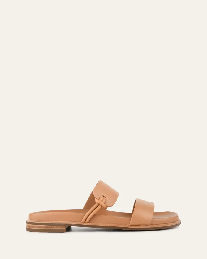 jomercer Hayes flat sandals toffee leather Women FLAT SANDALS