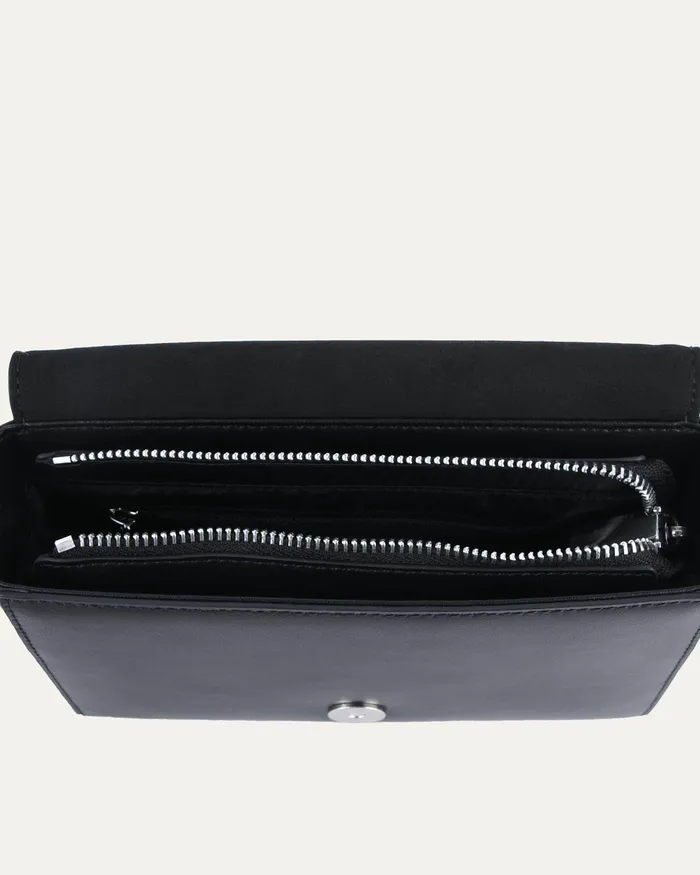 jomercer Hugo cross body bag black leather Women CROSS BODY BAGS jomercer Hugo cross body bag black leather Women CROSS BODY BAGS
