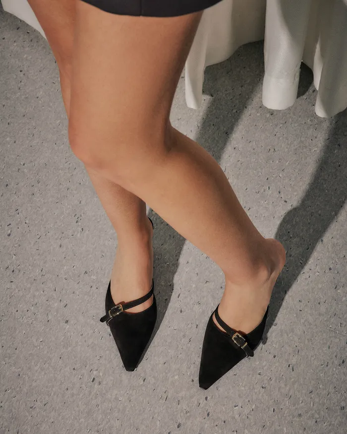 jomercer LOW HEELS Women Leona low heels shoe espresso suede jomercer LOW HEELS Women Leona low heels shoe espresso suede