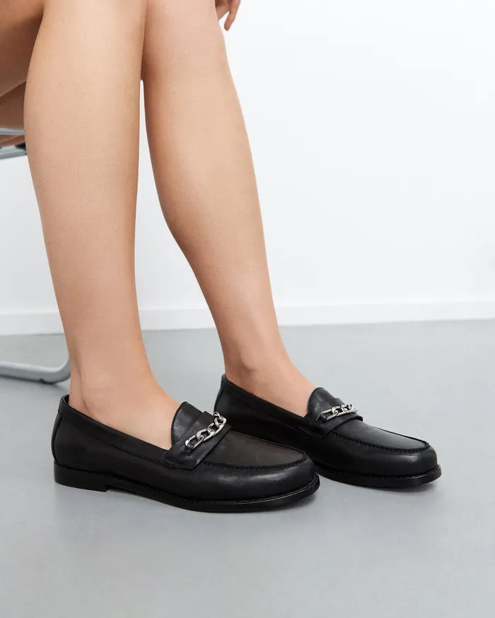 jomercer Thea loafers black leather Women LACE UP and LOAFERS jomercer Thea loafers black leather Women LACE UP and LOAFERS