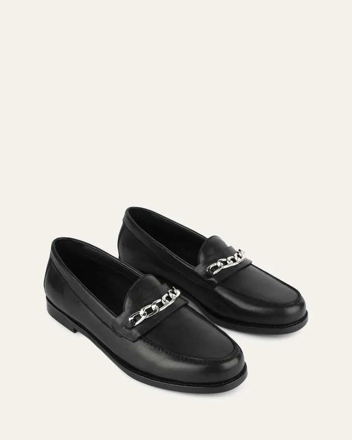 jomercer Thea loafers black leather Women LACE UP and LOAFERS jomercer Thea loafers black leather Women LACE UP and LOAFERS