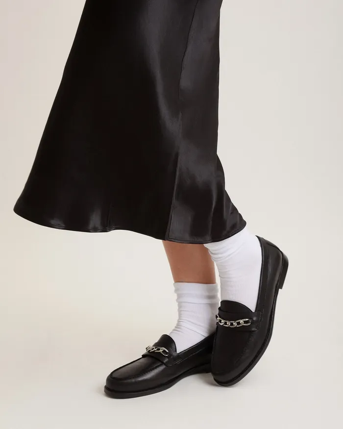 jomercer Thea loafers black leather Women LACE UP and LOAFERS jomercer Thea loafers black leather Women LACE UP and LOAFERS