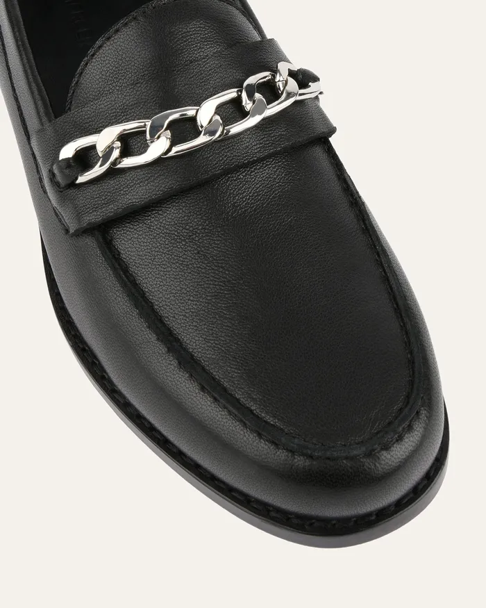 jomercer Thea loafers black leather Women LACE UP and LOAFERS jomercer Thea loafers black leather Women LACE UP and LOAFERS