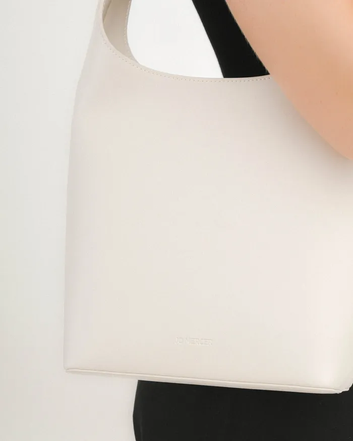 jomercer TOTES Women Maria tote bag off white leather jomercer TOTES Women Maria tote bag off white leather