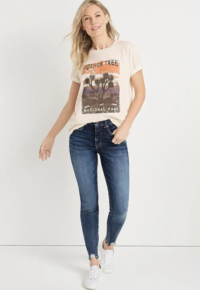 Joshua Tree Oversized Graphic Tee Women Maurices Tops