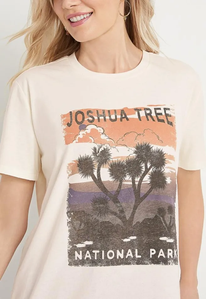 Joshua Tree Oversized Graphic Tee Women Maurices Tops