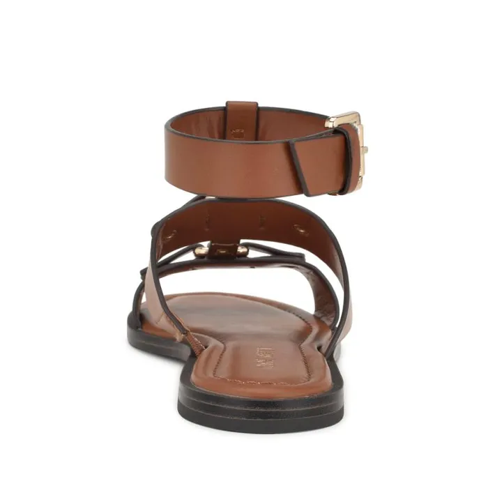 Jouise Ankle Strap Flat Sandals Brown Women Nine West Sandals Jouise Ankle Strap Flat Sandals Brown Women Nine West Sandals
