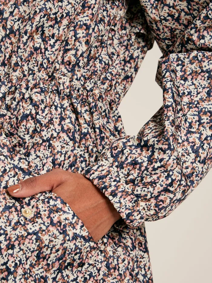 Joules Coats and Jackets Women Ditsy Floral Waterproof Packable Raincoat