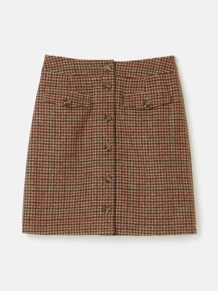 Joules Shorts and Skirts Women Check Knee Length Tweed Skirt