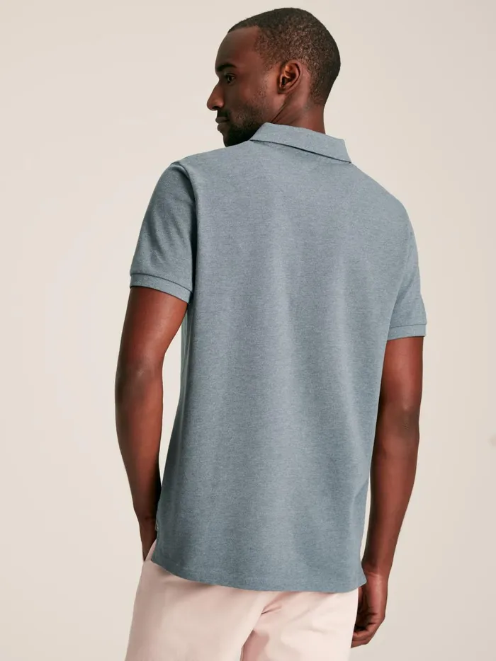 Joules Tops and Tshirts Men Grey Cotton Polo Shirt