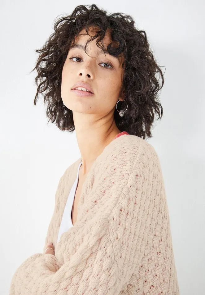 Jumpers and Cardigans Women Hush Mischa Textured Cardigan Moonshine