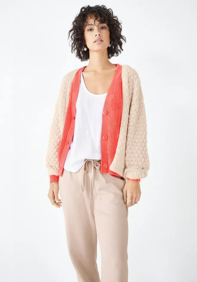 Jumpers and Cardigans Women Hush Mischa Textured Cardigan Moonshine