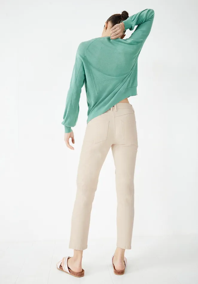 Jumpers and Cardigans Women Hush Saffi LinenBlend Jumper Soft Green