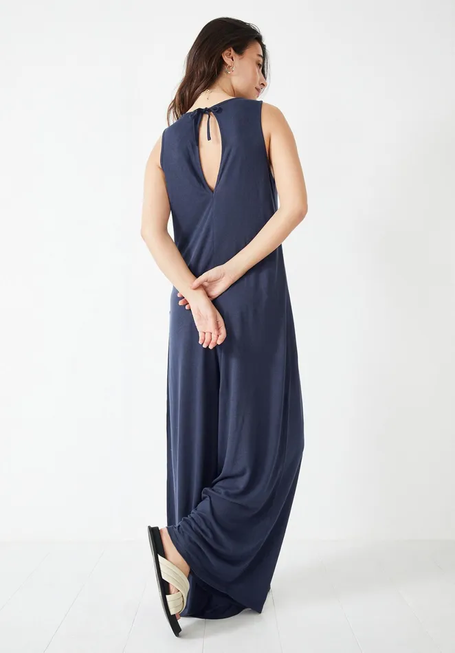 Jumpsuits and Playsuits Women Hush Maia Jersey Jumpsuit Midnight Navy