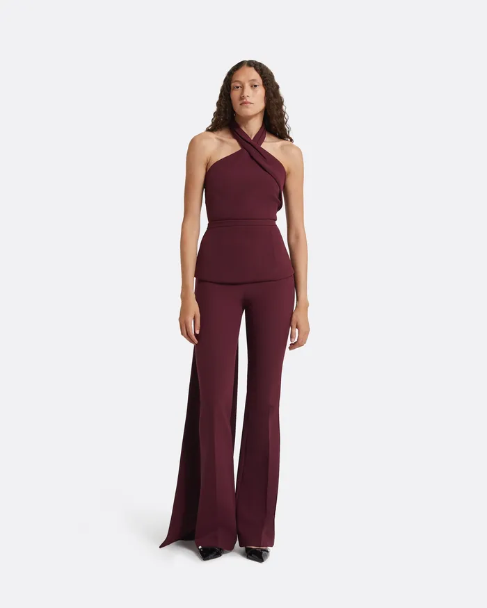 Jumpsuits Izmir Wine Jumpsuit Wine Safiyaa Women