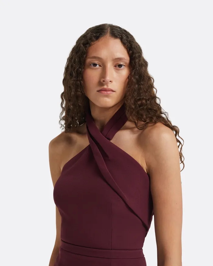 Jumpsuits Izmir Wine Jumpsuit Wine Safiyaa Women