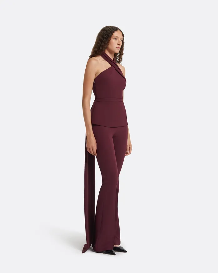 Jumpsuits Izmir Wine Jumpsuit Wine Safiyaa Women