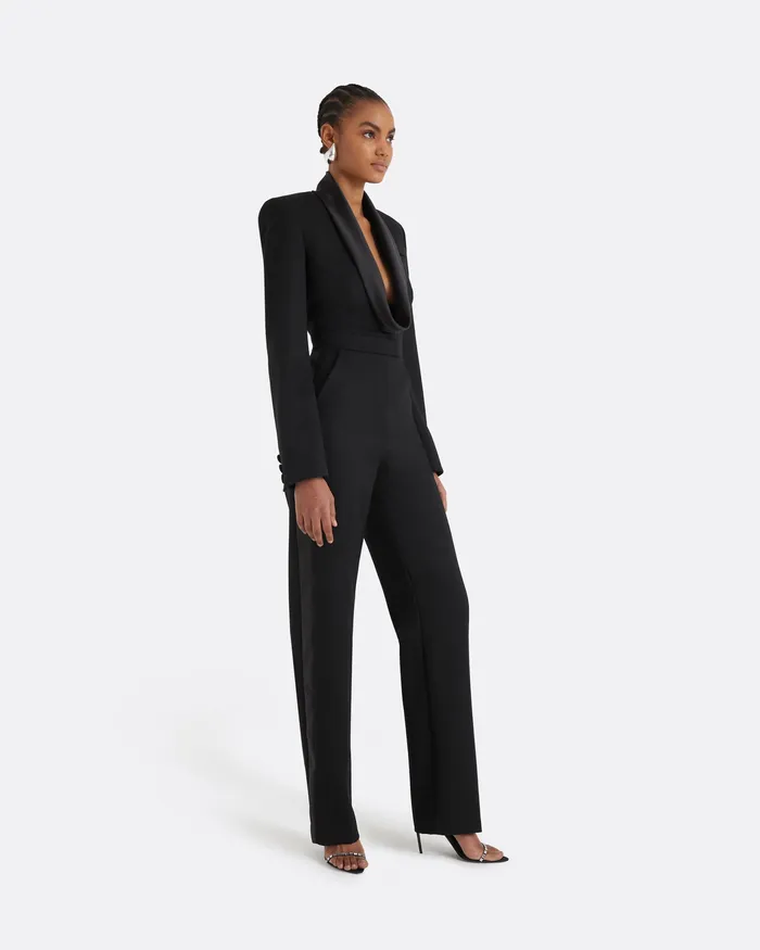 Jumpsuits Safiyaa Women Tansy Black Jumpsuit Black