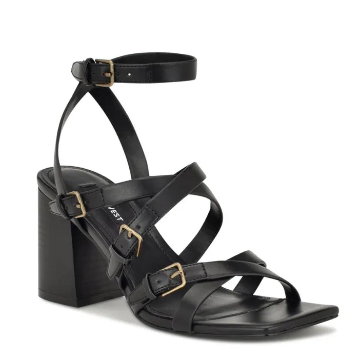 Karrly Ankle Strap Heeled Sandals Black Women Nine West Sandals Karrly Ankle Strap Heeled Sandals Black Women Nine West Sandals