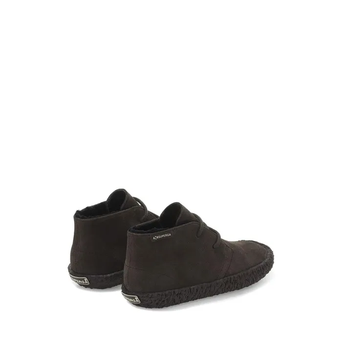 Kids Ankle Boots Boy 2798SUEJ Laced FULL DK CHOCOLATE Superga Ankle Boots