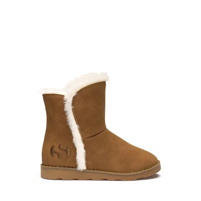Kids Boots Girl 4033 KIDS SYNTHETIC MATERIAL Boot BROWN BRONZE Superga Ankle Boots