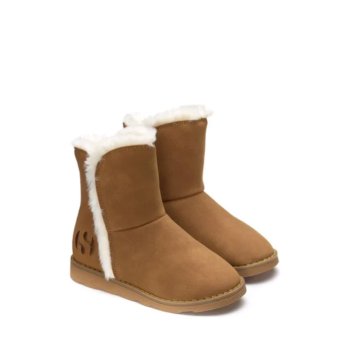 Kids Boots Girl 4033 KIDS SYNTHETIC MATERIAL Boot BROWN BRONZE Superga Ankle Boots