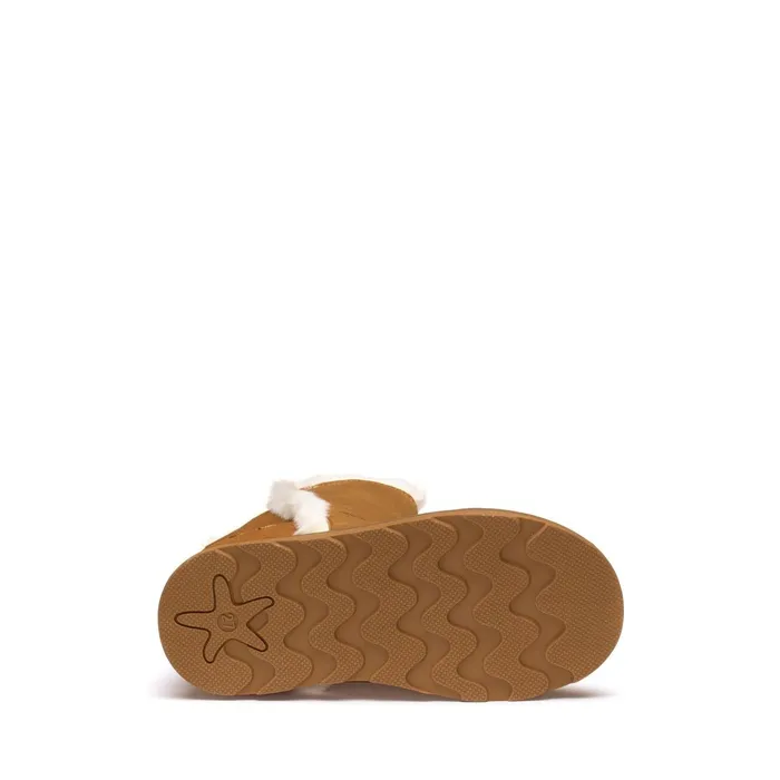 Kids Boots Girl 4033 KIDS SYNTHETIC MATERIAL Boot BROWN BRONZE Superga Ankle Boots