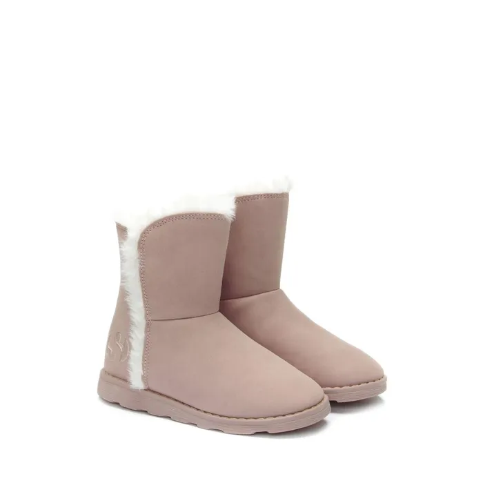 Kids Boots Girl 4033 KIDS SYNTHETIC MATERIAL Boot PINK ALMOND Superga Ankle Boots