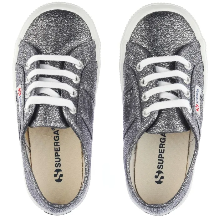 Kids Girl 2750LAMEJ Sneaker GUNMETAL Superga Low Cut
