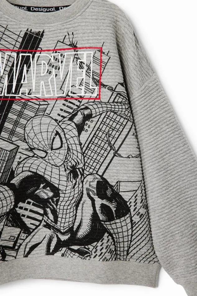 Kids Jumpers And Sweatshirts Desigual Marvel Striped Sweatshirt