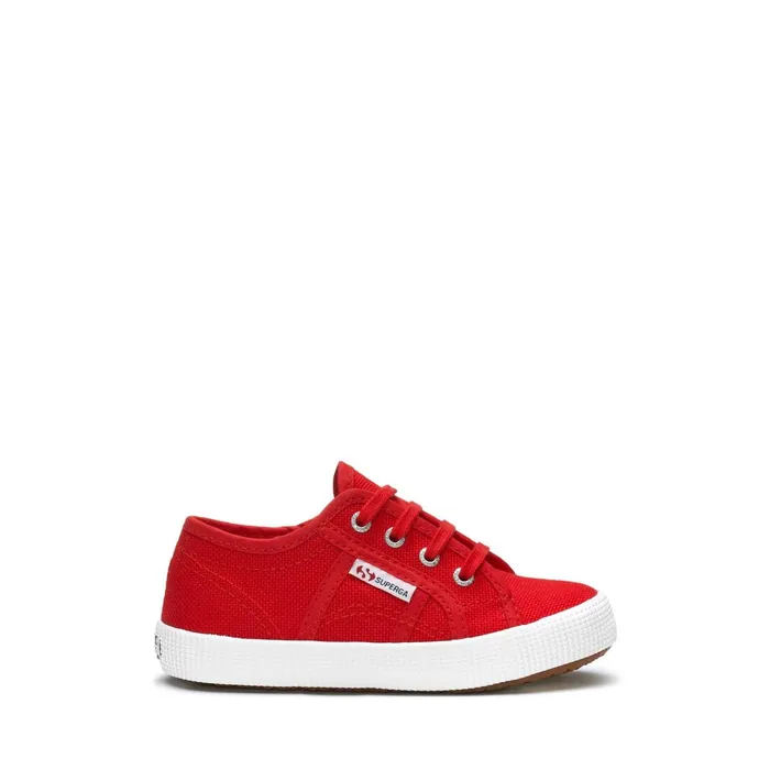 Kids Kid Unisex 2750 KIDS EASYLITE Sneaker REDWHITE Superga Low Cut
