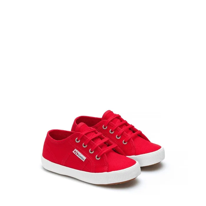 Kids Kid Unisex 2750 KIDS EASYLITE Sneaker REDWHITE Superga Low Cut