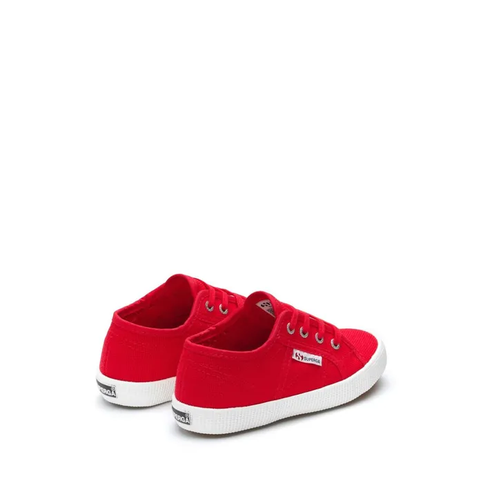 Kids Kid Unisex 2750 KIDS EASYLITE Sneaker REDWHITE Superga Low Cut