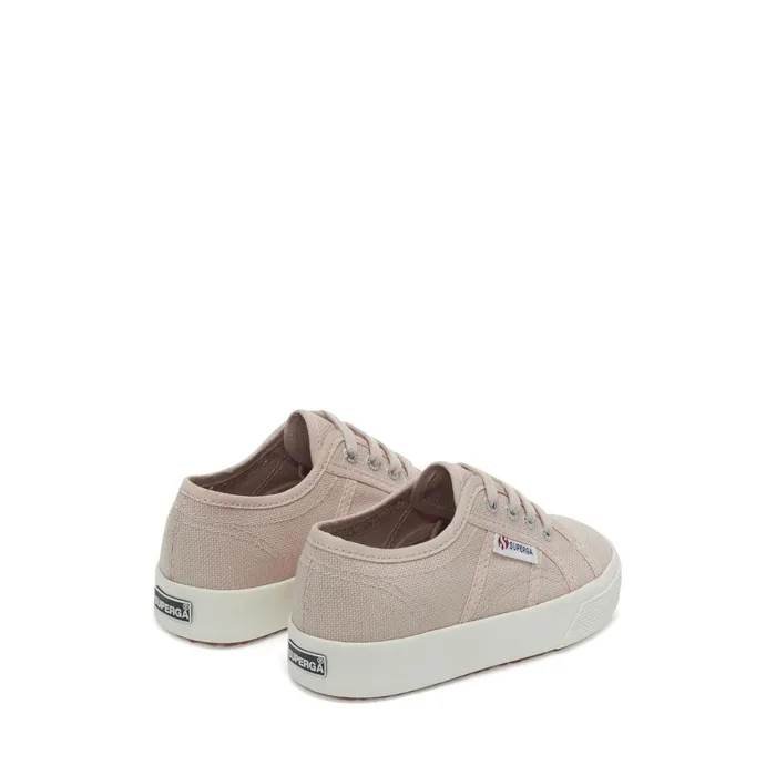 Kids Lady Shoes Girl 2730 KIDS Wedge PINK SKINF AVORIO Superga Low Cut