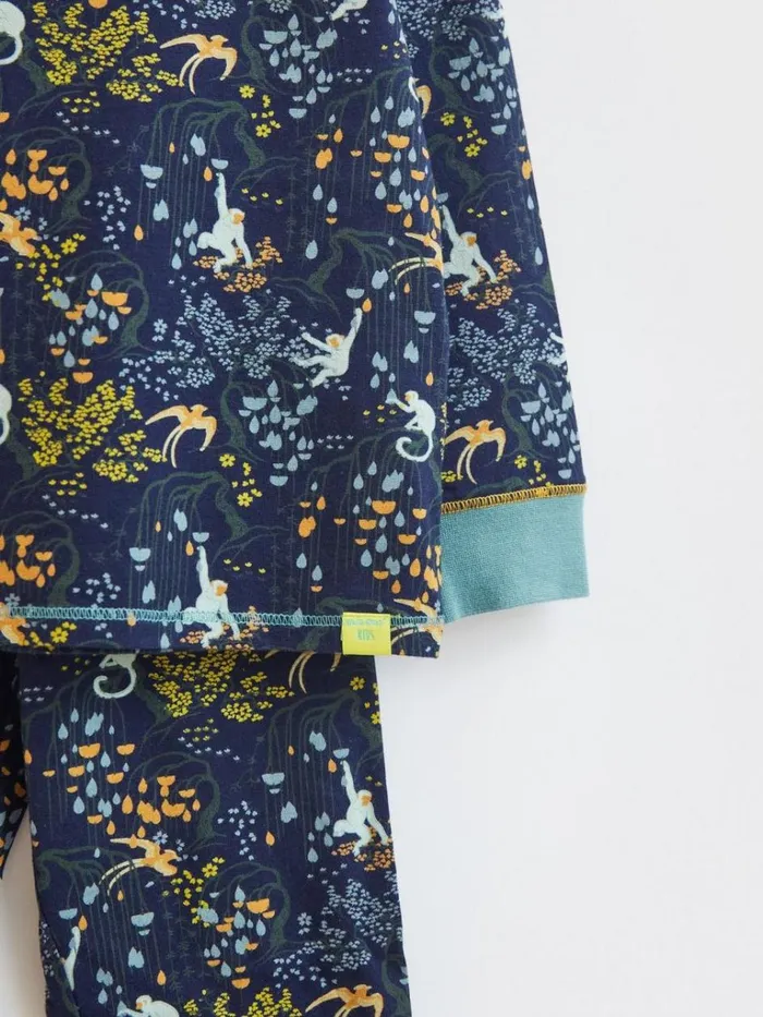 Kids PYJAMAS White Stuff Jungle PJ Set Navy Multi