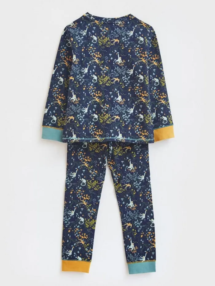 Kids PYJAMAS White Stuff Jungle PJ Set Navy Multi