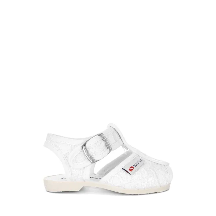 Kids Sandals Girl 1200macramej Sandal WHITE Superga Sandals