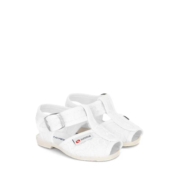 Kids Sandals Girl 1200macramej Sandal WHITE Superga Sandals