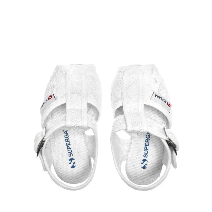 Kids Sandals Girl 1200macramej Sandal WHITE Superga Sandals