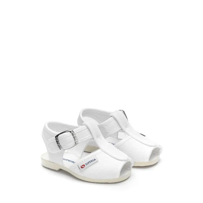 Kids Sandals Kid Unisex 1200COTJ Sandal WHITE Superga Baby Steps