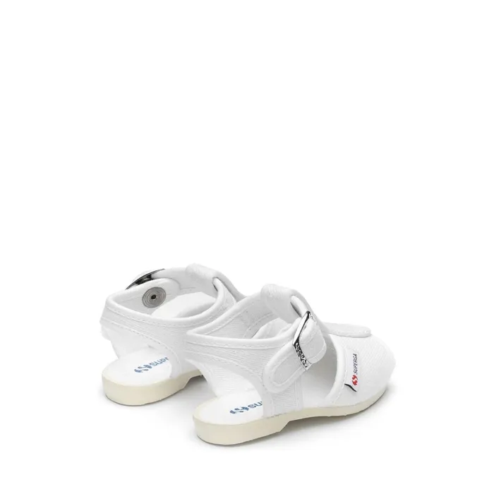 Kids Sandals Kid Unisex 1200COTJ Sandal WHITE Superga Baby Steps